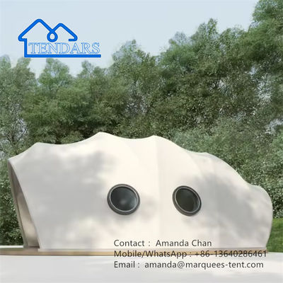 Lüks Özel PVDF Kokon Şekilli Resort Otel Çadırı Açık Hava Etkinlikleri İçin