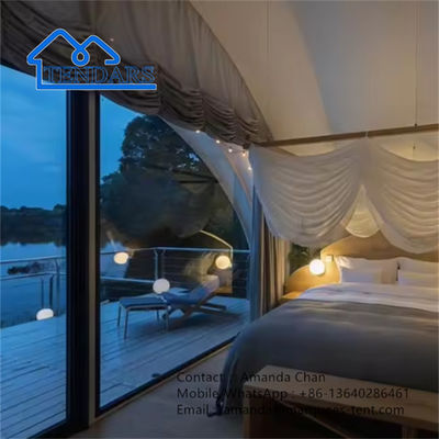 Özel Membran Yapısı Kamp Oteli Çadırı Açık Hava Lüks Resort için