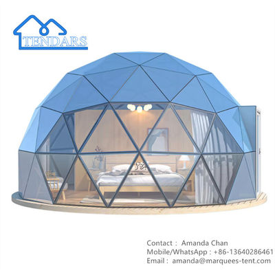 Özel Boyut Büyük Glamping Kubbe Çadır Otel Tarzı Aile Kampı için