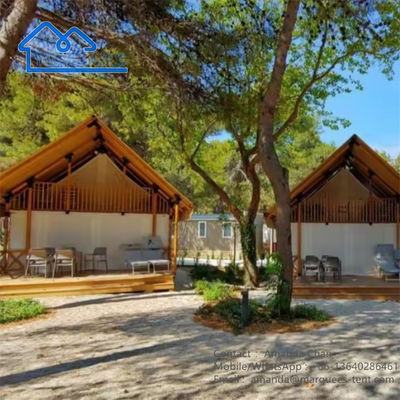 Açık hava Canvas Mobil Safari Living Resort Glamping Çadır Lüks Otel