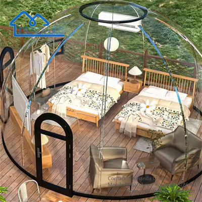 Otel Glamping Dome Çadırı Şeffaf Resort Otel Çadırı Açık Hava Kampı için