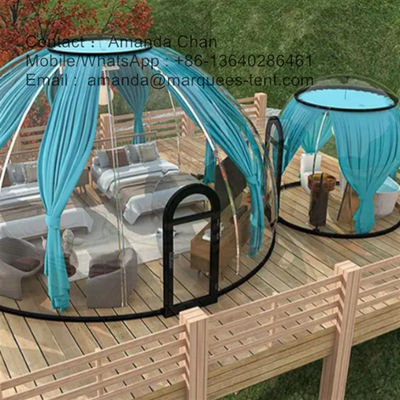 Şeffaf Kubbe Ev Çadırları Kubbe Ev Çadırı Özel Glamping Kubbe Çadırı