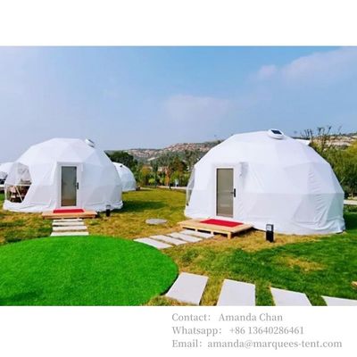 Özel camlı Glamping Otel Kamp Geodezik Kubbe Çadır Aile ve Otel Resort için
