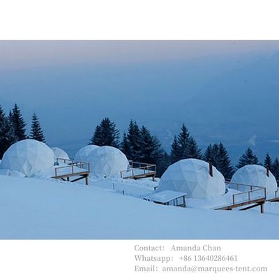 Açık Hava Lüks Yaşam Resort Kubbe Çadırı Galmping Kubbe Açık PVC Ev Bahçe Çadırı Etkinlik İçin