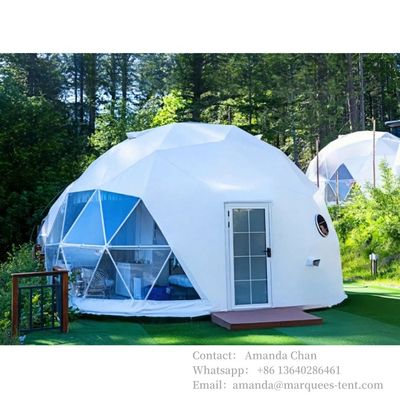 Lüks 5 Yıldızlı Safari 2 Kişi Yaşayan Kamp Resort Dome Hotel Glamping Çadırı Sergi, Etkinlik için